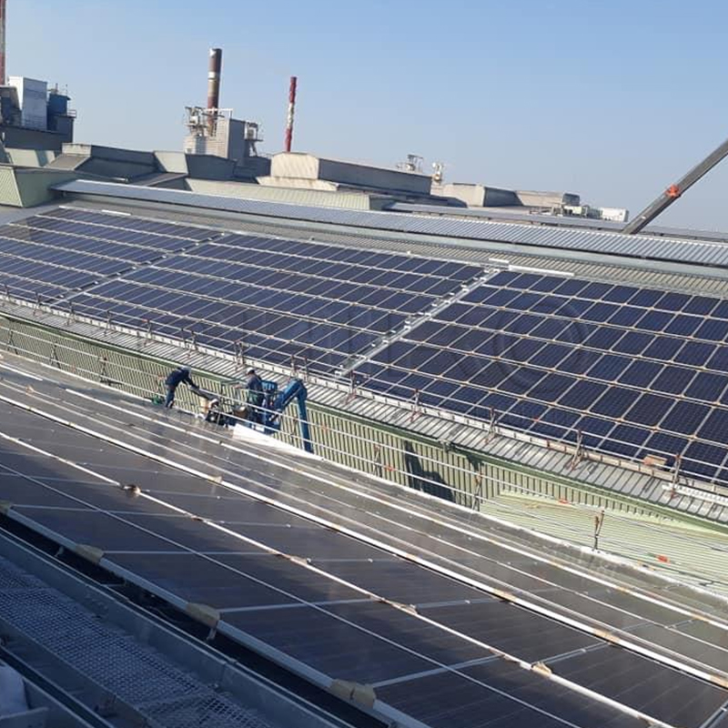 ¡Potencial ilimitado! ¡Súper estabilidad! ¡El sistema fotovoltaico de soporte de techo le ayuda a aprovechar al máximo la energía solar!