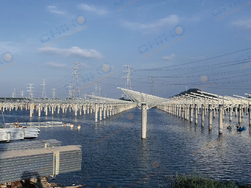CHIKO entregó con éxito el proyecto de soporte fijo de 120 MW de Haifeng Tongwei en Shanwei, Guangdong, para ayudar al desarrollo de la energía renovable local