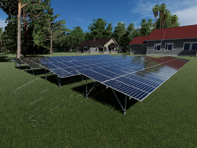 Sistema de montaje fotovoltaico T2VC: una solución fiable de montaje en el suelo