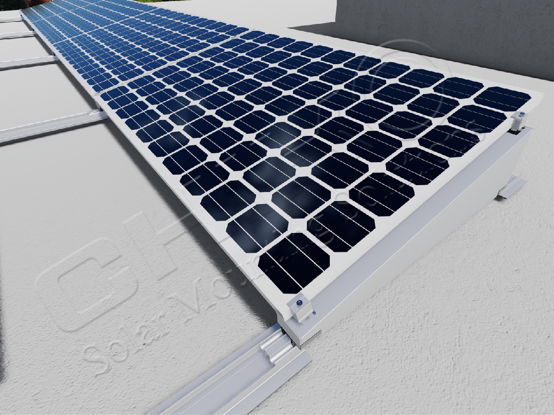 The Perfect Choice for Ballasted Flat Roof Solar Racking