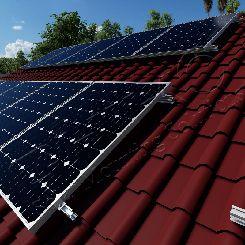 Chiko Solar: Solución Eficiente y Estable de Energía Verde con Soportes Fotovoltaicos para Tejas