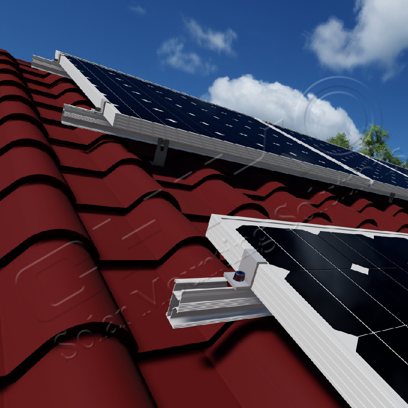 Chiko Solar: Solución Eficiente y Estable de Energía Verde con Soportes Fotovoltaicos para Tejas