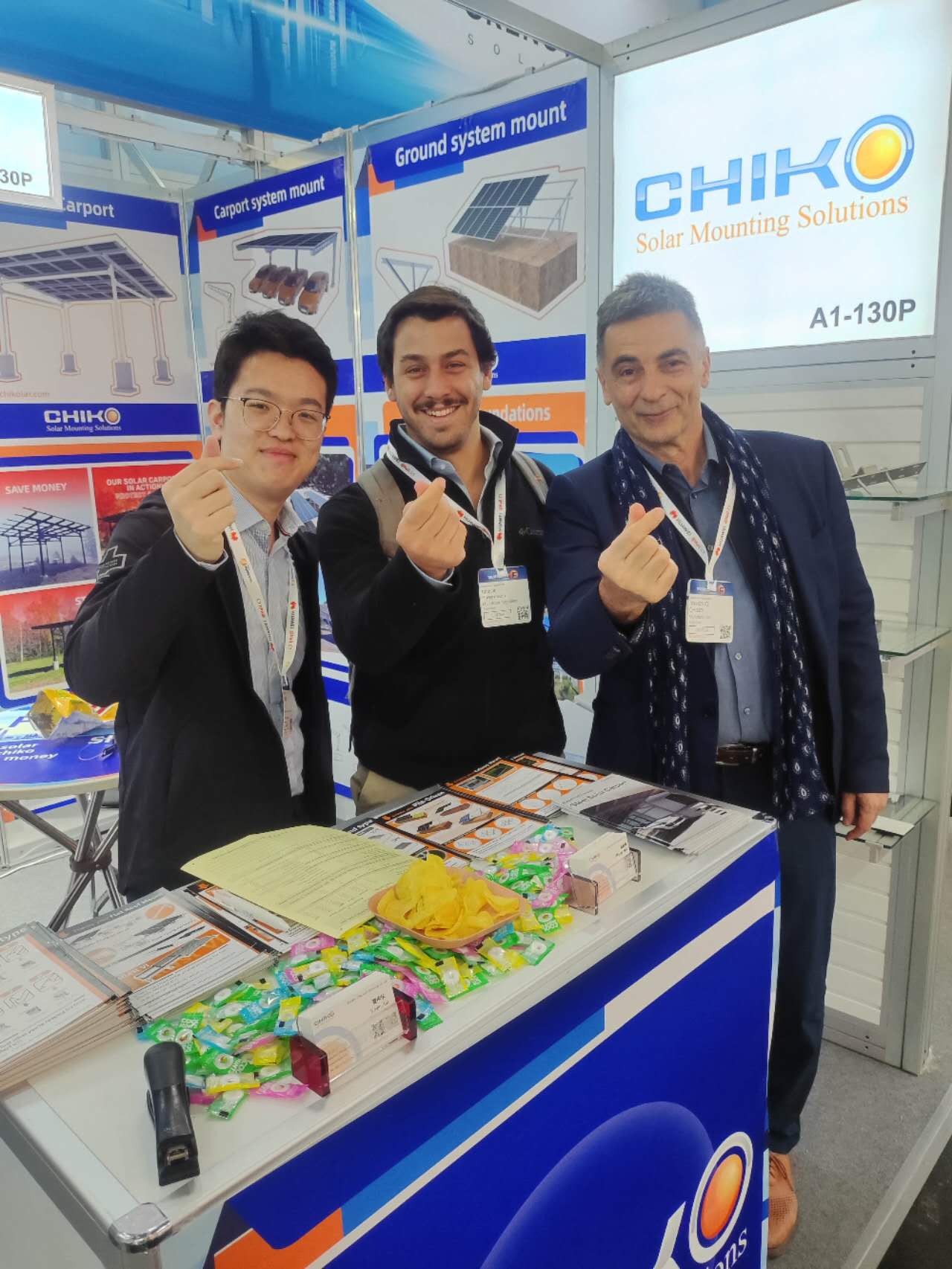 Chiko Solar presenta soluciones profesionales de soportes fotovoltaicos en la feria The Smarter E Europe