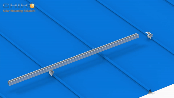 Solor Mounting Roof Mount-CHIKO Metal Clamp Installation