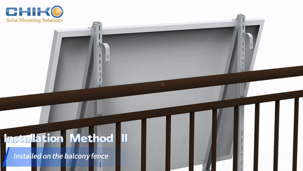 Solor Mounting Balcony Mount - CHIKO Steel Balcony Installation