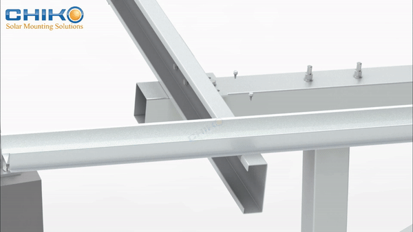 Solor Mounting Carport Mount - CHIKO Steel Carport Installation