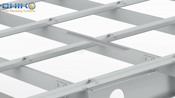 Eficiente y Estable, Impulsando la Energía Verde - Solución de Estructura Fotovoltaica para Marquesinas de Un Solo Poste de Chiko Solar