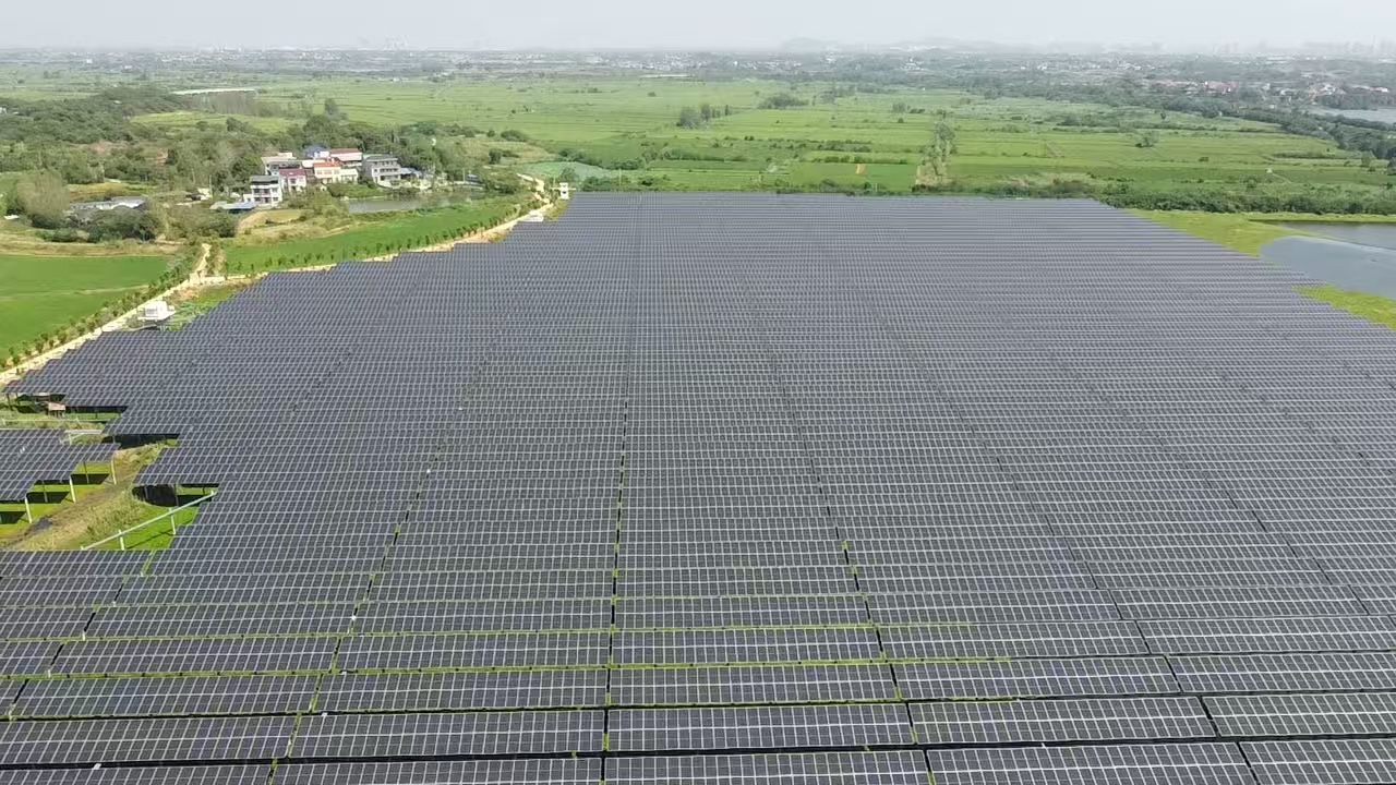 Nuevo Hito de la Energía Verde: Los Sistemas de Montaje de Shanghai Chiko Facilitan la Exitosa Conexión a la Red del Proyecto Fotovoltaico de 99 MW en Huangdangqiao, Daye, Huangshi de Huadian en Hubei
