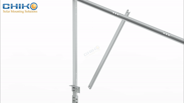 Solor Mounting Ground Mount - CHIKO T2VC Installation GIF-11.gif