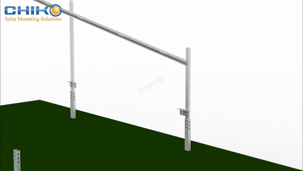 Solor Mounting Ground Mount - CHIKO T2VC Installation GIF-12.gif